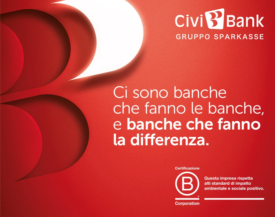 CiviBank è la prima banca locale certificata B Corp in Italia