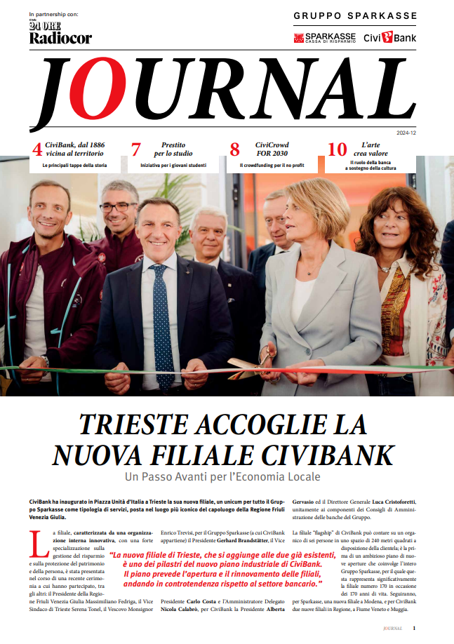 Trieste accoglie la nuova filiale Civibank