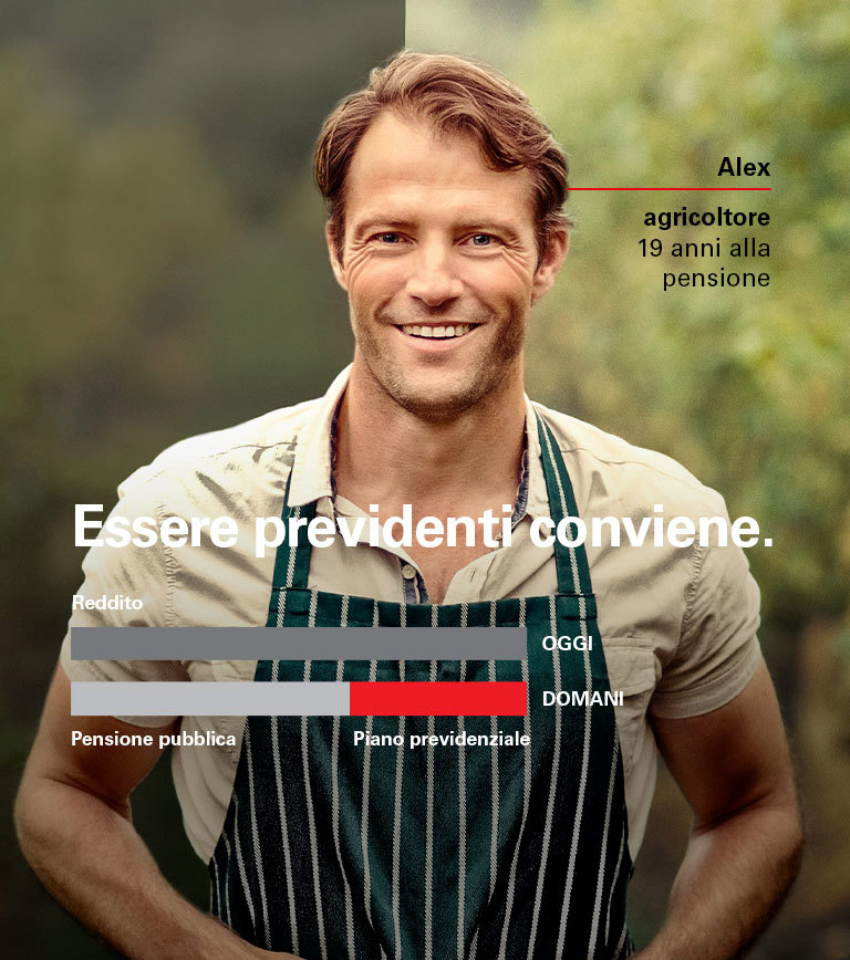 Previdenza Alex agricoltore 19 anni alla pensione