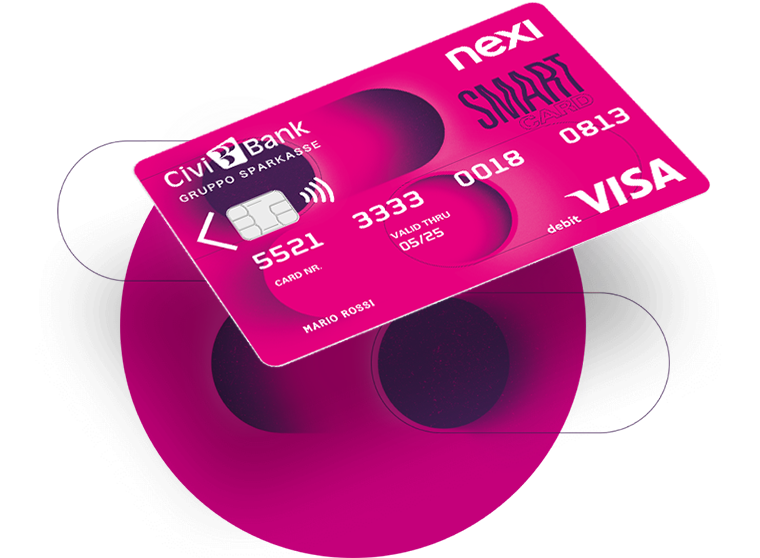 Puoi ricaricare la tua SMART CARD